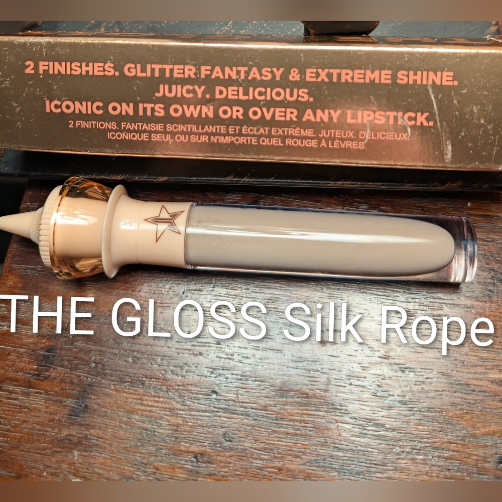 Jeffree Star Silk Rope Creamy Nude To Light Beige with Great Shine THE GLOSS NIB - Picture 10 of 10